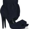Pierre Hardy Cutout Suede Ankle Boots in Black (navy) - Lyst