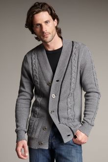 Royal Underground Cable-knit Cardigan - Lyst