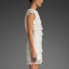 See By Chloé Tiered Lace Dress in White - Lyst
