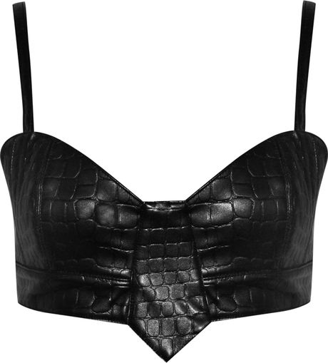 Style Stalker Viper Room Bustier in Black - Lyst
