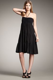 Theory Crunch Halter Dress - Lyst