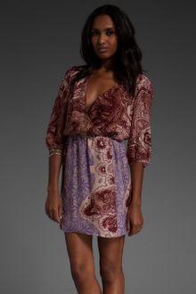 Tibi Swirl Paisley Wrap Dress - Lyst