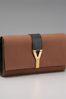 Yves Saint Laurent Chyc Flap Clutch - Lyst