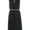 Boudicca Sleeveless Waffle Knit Dress in Black - Lyst