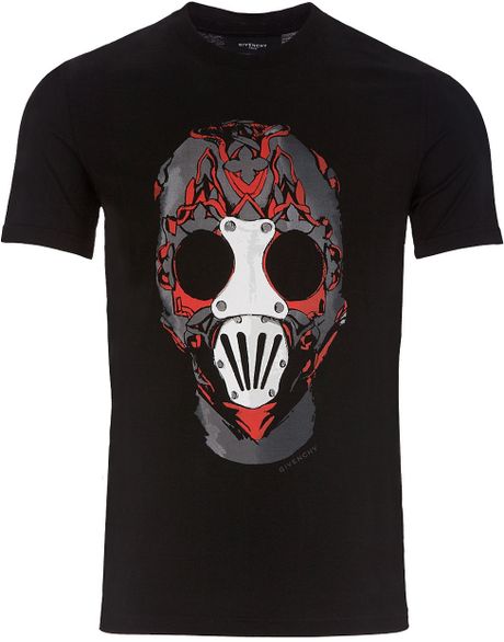 Givenchy Skull Printed Tshirt in Black for Men - Lyst