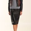 Tibi Shearling Biker Jacket in Black (black multi) - Lyst