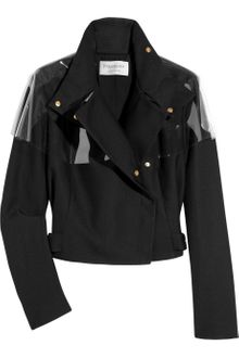 Yves Saint Laurent Cropped Wool Jacket - Lyst