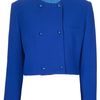 Gianni Versace Vintage Box Jacket Suit in Blue - Lyst