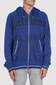 John Galliano Hooded Sweatshirt - Lyst