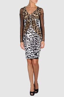 Just Cavalli Short Dress - Lyst