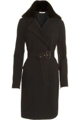 Givenchy Fur Trim Trench