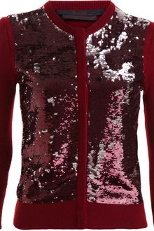 L'Wren Scott Mini Sequin Cardigan - Lyst