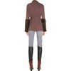 Mm6 X Opening Ceremony Faux Fur Coat in Brown - Lyst