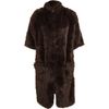 Mm6 X Opening Ceremony Faux Fur Coat in Brown - Lyst