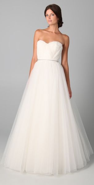 Reem Acra Virtue Gown - Lyst