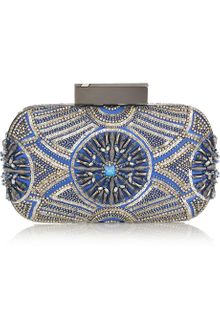 Matthew Williamson Embellished Satin Clutch - Lyst