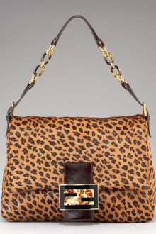 Fendi Forever Leopard-print Calf Hair Bag - Lyst