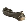 French Sole Khaki Leather Clove Kiltie Flats in Green (khaki) - Lyst