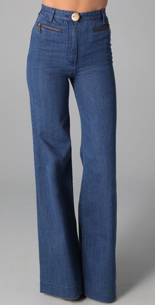 Lover Wide Leg Jeans - Lyst