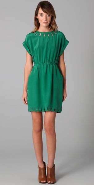 Madewell Cutout T Shirt Dress - Lyst