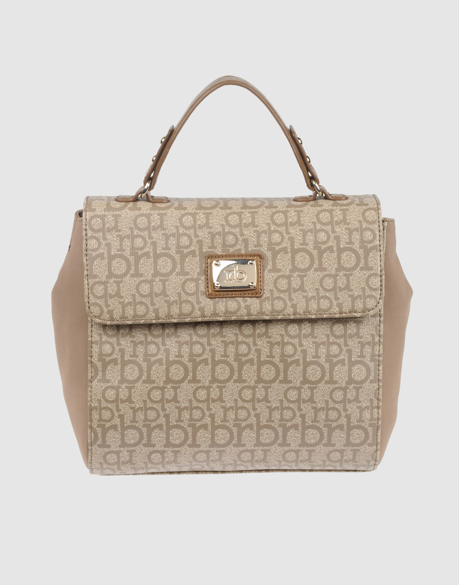 Roccobarocco Medium Leather Bag in Beige (sand) | Lyst