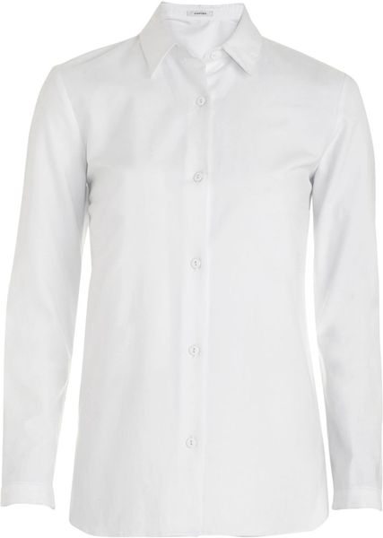 Carven Shirt in White - Lyst