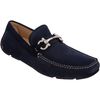 Ferragamo Suede Driver in Blue for Men (navy) - Lyst