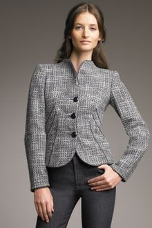 Armani Tweed-check Jacket - Lyst