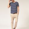 Asos Collection Asos Striped Crew Neck Tshirt with Pocket in Blue for Men (navywhite) - Lyst