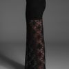 Nightcap Clothing Back Slit Lace Maxi Skirt in Black - Lyst