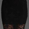 Nightcap Clothing Back Slit Lace Maxi Skirt in Black - Lyst