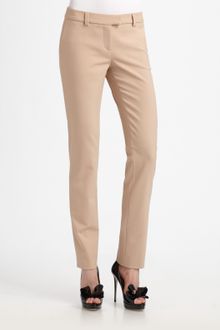 RED Valentino Wool Skinny Pants - Lyst