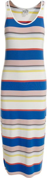 Reiss Striped Jersey Dress - Lyst