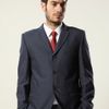 Topman Blue Pindot Skinny Suit Jacket in Blue for Men - Lyst