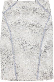 Zac Posen Bouclé-tweed Pencil Skirt - Lyst