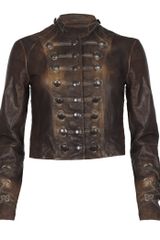 AllSaints Brocade Cropped Jacket