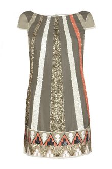 AllSaints Aztec Dazzle Dress - Lyst