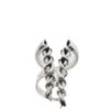 Asos Collection Asos Spiky Leaves Stretch Bracelet in Gold (antiquesilver) - Lyst