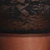 Asos Collection Asos Lace Top Hold Ups in Black - Lyst
