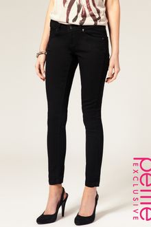ASOS Collection Asos Petite Exclusive Black Super Soft Skinny Jeans - Lyst