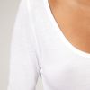 Asos Collection Asos Basic Lightweight Scoop Longline Top in Yellow - Lyst