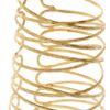 Asos Collection Asos Hammered Effect Wired Metal Cuff in Gold - Lyst