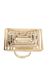 ASOS Collection Asos Mixed Metal Adjustable Caged Ring