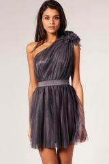 ASOS Collection Asos Pleated Dress with One-shoulder