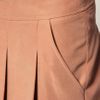 Asos Collection Asos Short with Pleats in Brown (taupe) - Lyst