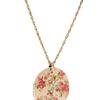 Asos Collection Asos Painted Wooden Disc Necklace in Multicolor (multi) - Lyst