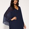 Asos Collection Asos Chiffon Kaftan Dress in Blue (navy) - Lyst