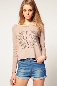ASOS Collection Asos Love Sweatshirt - Lyst