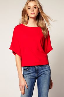 ASOS Collection Asos T-shirt with Rounded Shoulders - Lyst