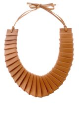 ASOS Collection Asos Pleated Leather Collar Necklace